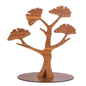 Houten sieradenhouder & organizer met boomdesign
