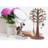 Originele houten sieradenhouder & organizer met boomdesign