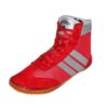 Worstelschoenen voor Mannen – Rood Stretch Stof
