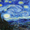 1000-stukjes Van Gogh’s Sterrennacht Puzzel