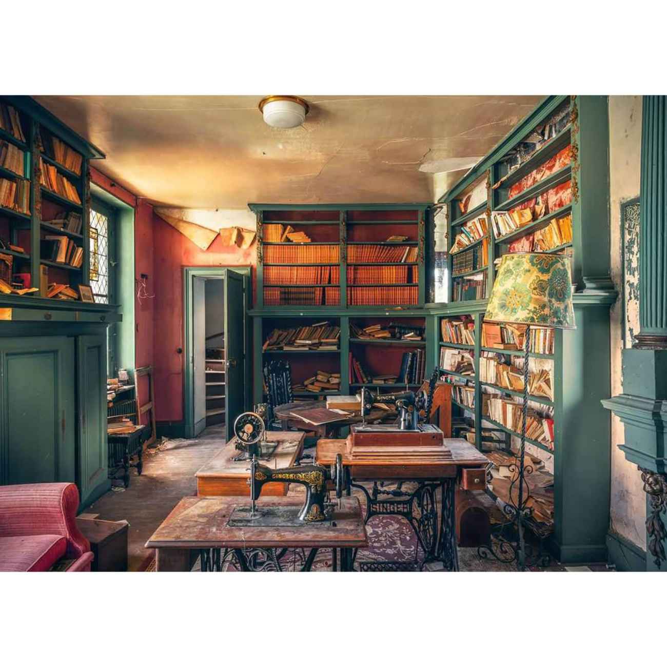 1000-stukjes Legpuzzel – Het geheim van de kasteelbibliotheek