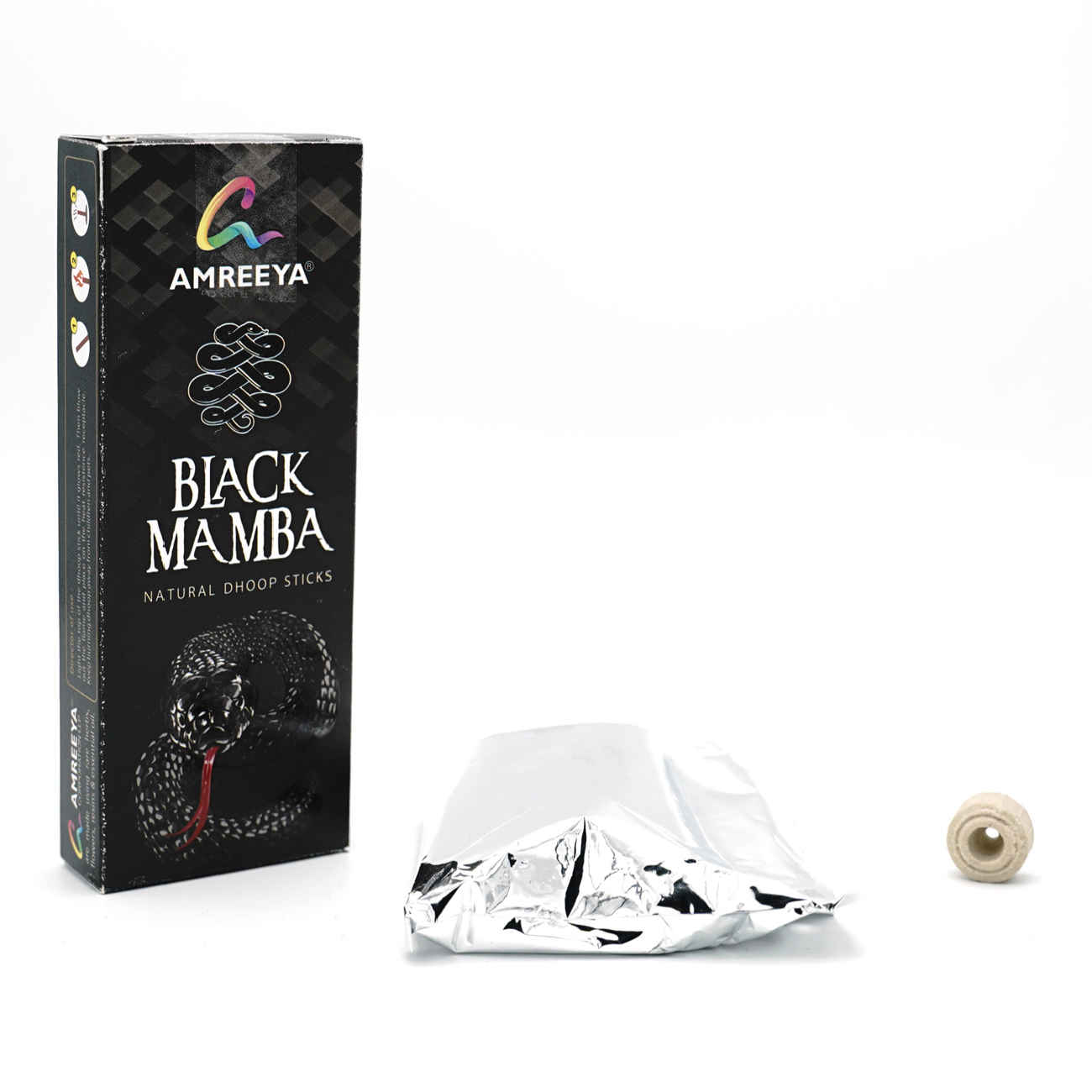 Amreeya Black Mamba natuurlijke dhoopstokjes