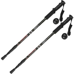 Anti-schok wandelstokken: verstelbare trekkingaccessoires (Set van 2)