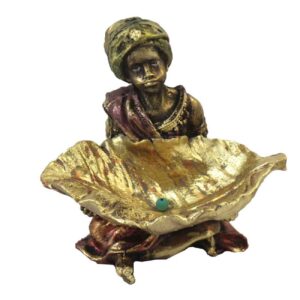 Artistieke hars-wierooksculptuur – Goud