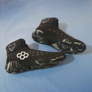 Heren Worstelschoenen – Grip en Comfort Zwart