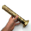 Handgemaakte Messing Wierookhouder – Gouden Cilinder