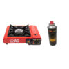 Camping gasfornuis – Rood met Box