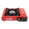 Camping gasfornuis – Rood met Box