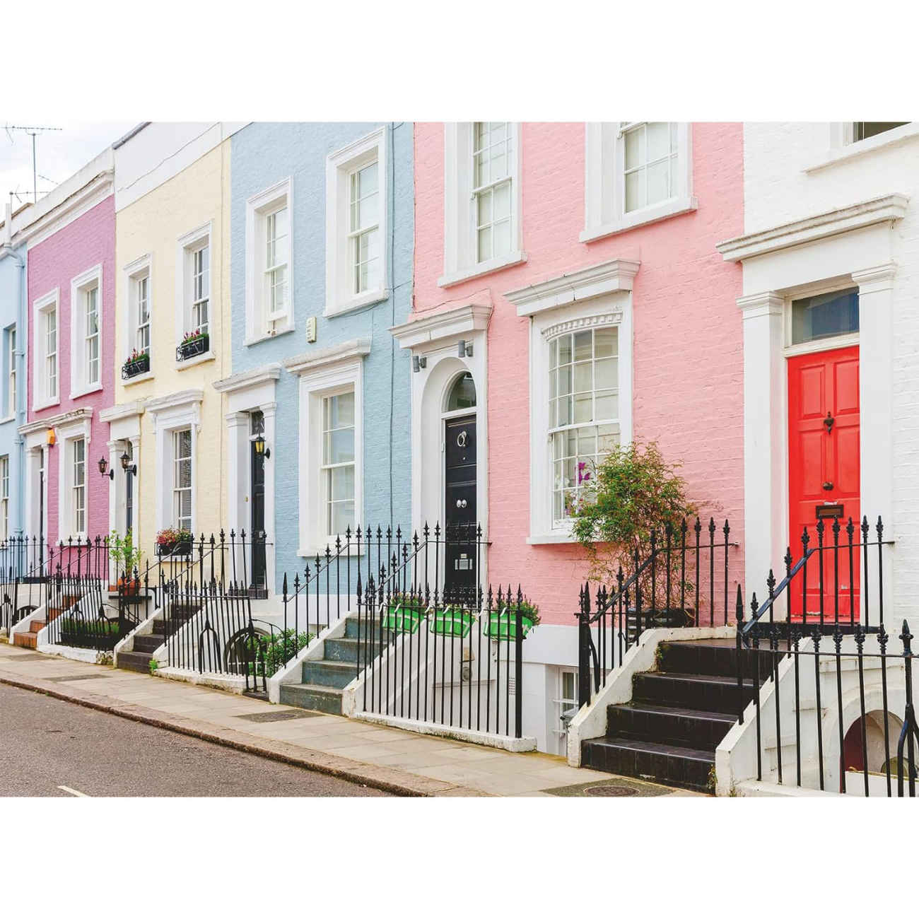 Londen Rijtjeshuizen Legpuzzel – 500 Stukjes