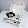 Compact Kampeer Gasfornuis met Krachtige Branders – Wit