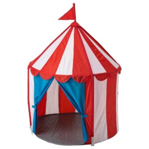Gezellige kinderspeeltent – kasteelmodel in rood