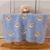 Handgeweven Gehaakt Babysprei – Teddybeer