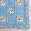 Handgeweven Gehaakt Babysprei – Teddybeer