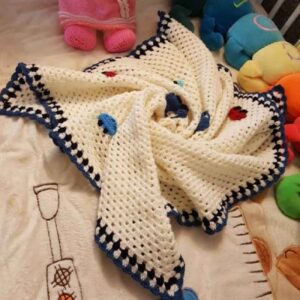 Handgeweven Gehaakt Babysprei – Auto