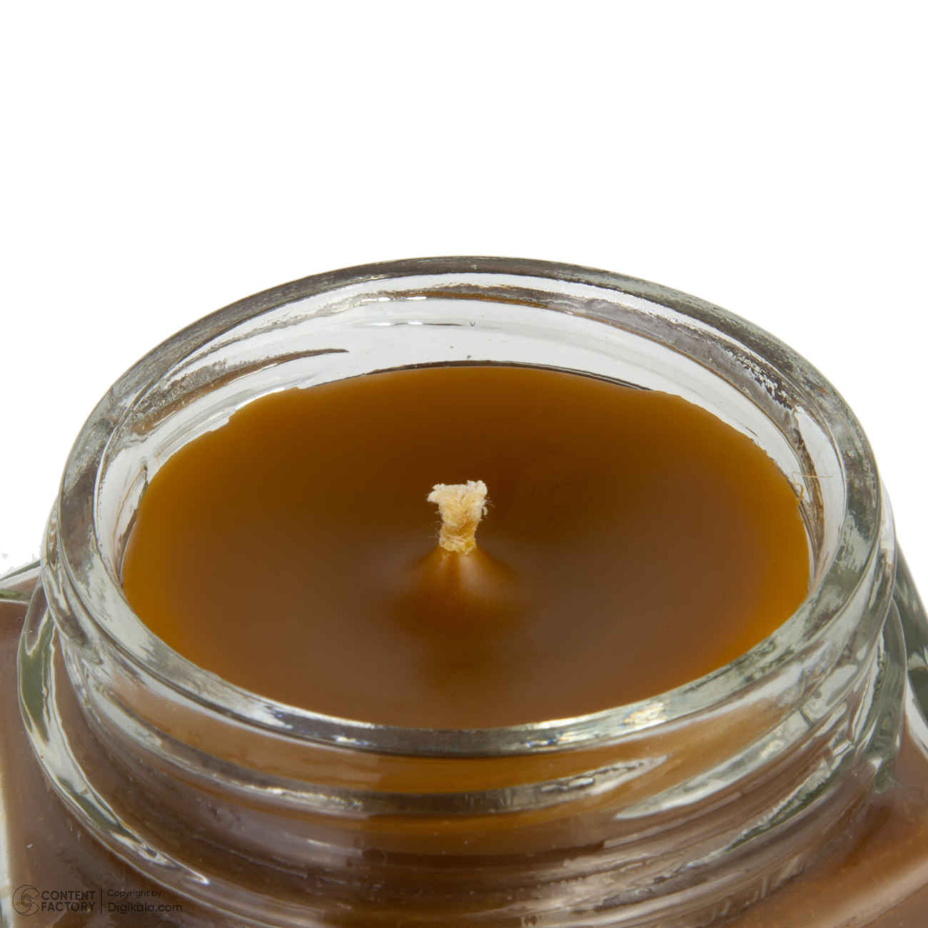 Kaarsenpot met koffie-design & koffiegeur
