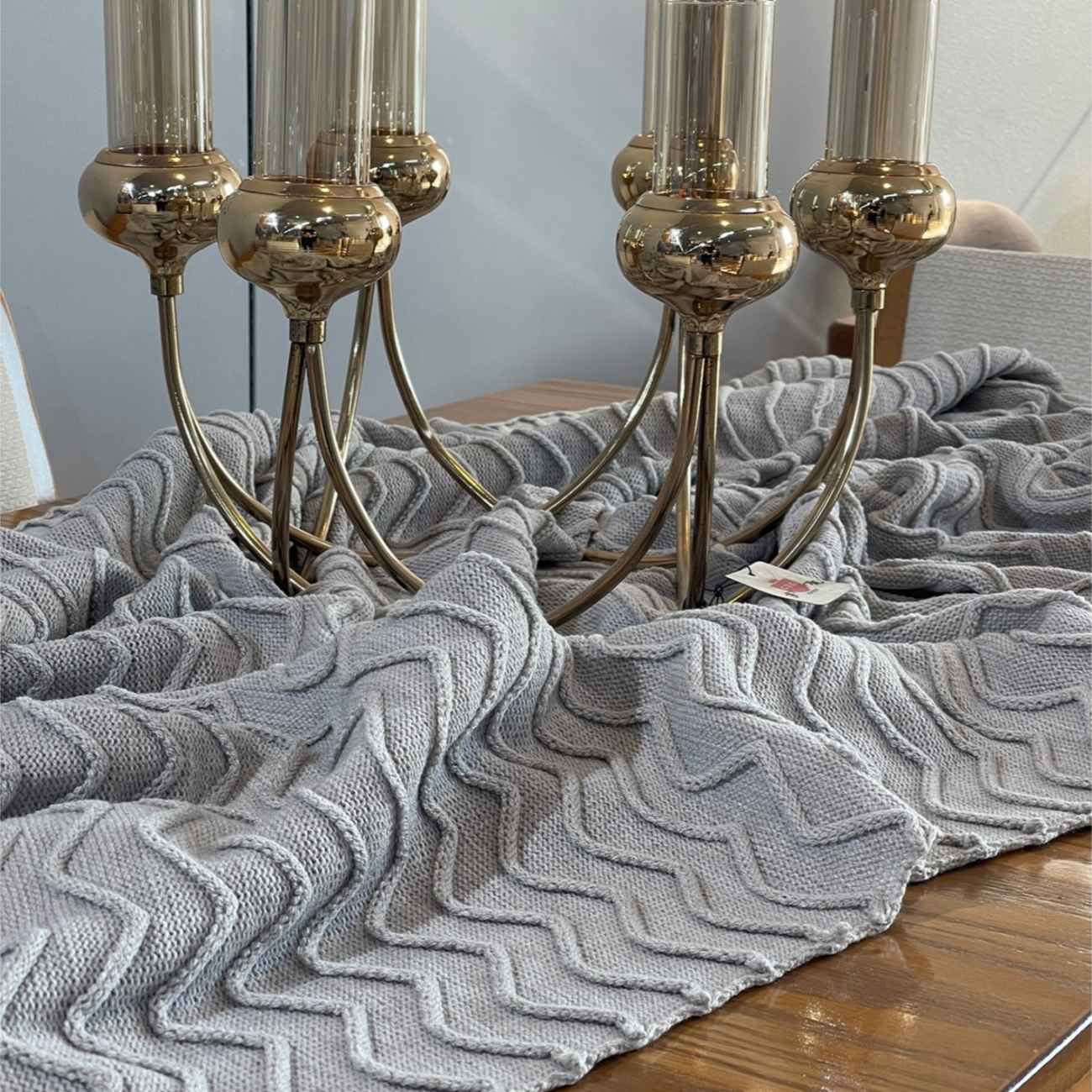 Decoratief Gebreid Bankkleed – De Ultieme Mix van Comfort en Stijl