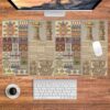 Bureau Muismat met Takhte Jamshid Ontwerp in Lichtbruin