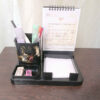 Bureau-organizer accessoire voor kantoor met marmerdesign