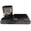 Bureau-organizer accessoire voor kantoor met marmerdesign