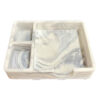 6-delige Stenen Bureau-organizer Set