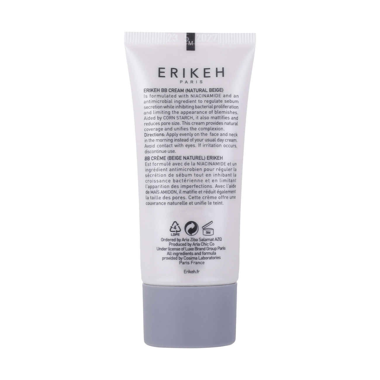 Erikeh BB Cream – Beste BB Cream voor de Rijpere Huid, Natuurlijke Beige, 30ml