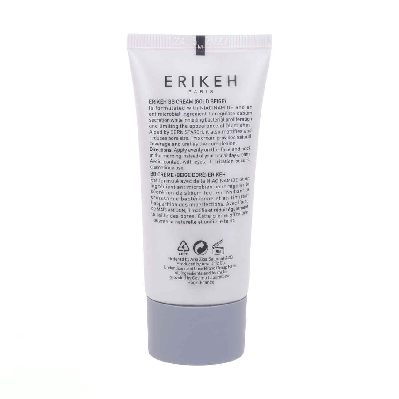 Erikeh BB Cream voor rijpe huid – Goudbeige kleur & porie-vullend
