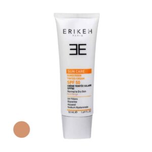 Erikeh Getinte Zonnebrandcrème SPF50 – Geschikt voor alle Huidtypen
