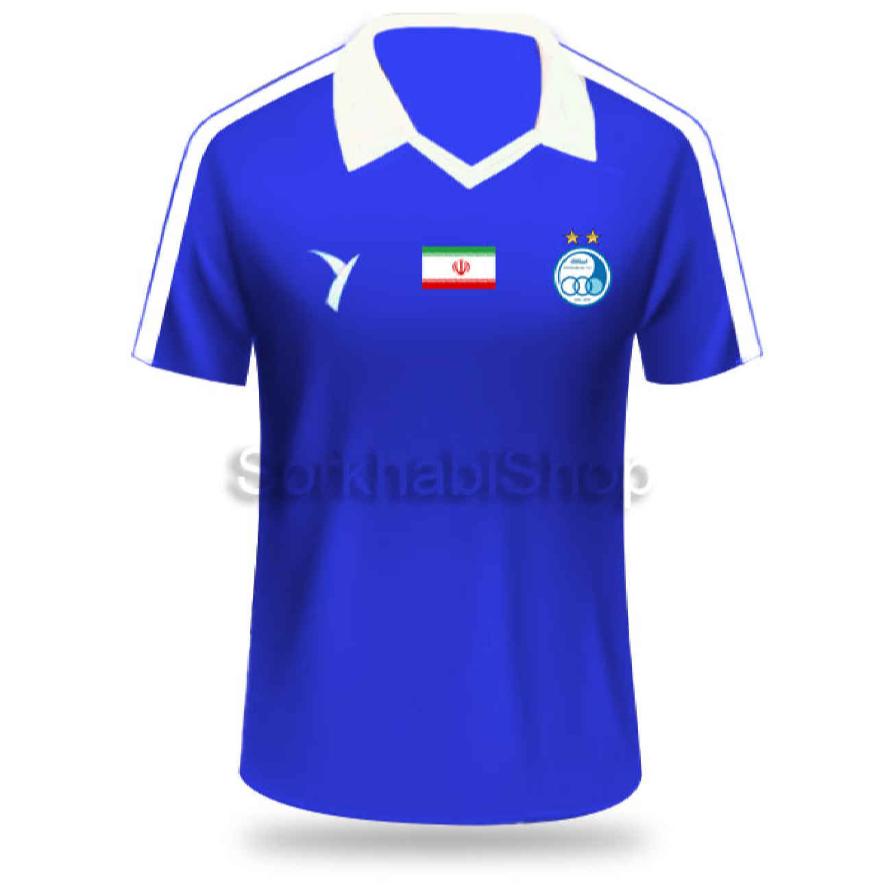 Esteghlal Thuis Shirt 2024/2025 met Aangepast Ontwerp