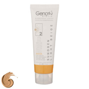 Getinte Zonnebrandcrème – Geno Biotic SPF50 Licht Beige (pak van 2)