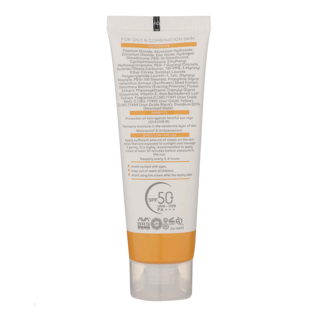 Getinte Zonnebrandcrème – Geno Biotic SPF50 Licht Beige (pak van 2)