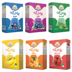 Halal Jellypoeder Pakket – Diverse Smaken – Badbadak-e Ayam (6 stuks)
