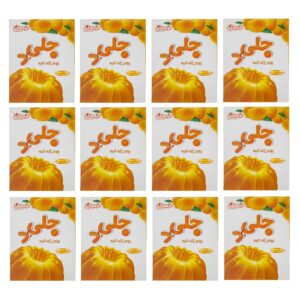 Halal Jellypoeder Pakket – Gemengde Smaken – Deraje (12 stuks)