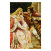 Handgeknoopt Perzisch Schilderachtig Tapijt uit Sardrud – Tristan en Isolde door Edmund Blair Leighton