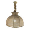 Boheemse Gevlochten Hanglamp – Kom Model