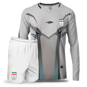 Iran Nationaal Team Keepersshirt en Shorts Set 2023 – Grijs