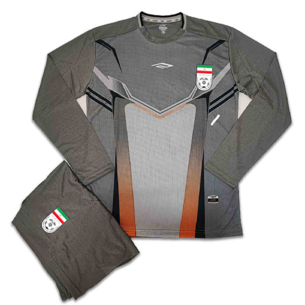 Iran Nationaal Team Keepersshirt en Shorts Set 2023 – Donkergrijs