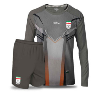 Iran Nationaal Team Keepersshirt en Shorts Set 2023 – Donkergrijs