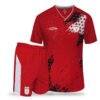 Iran Nationaal Trainings Voetbalteam Shirt & Shorts – Rood