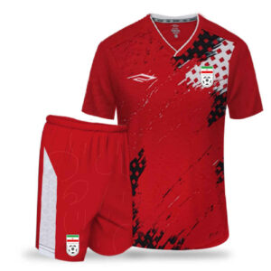 Iran Nationaal Trainings Voetbalteam Shirt & Shorts – Rood