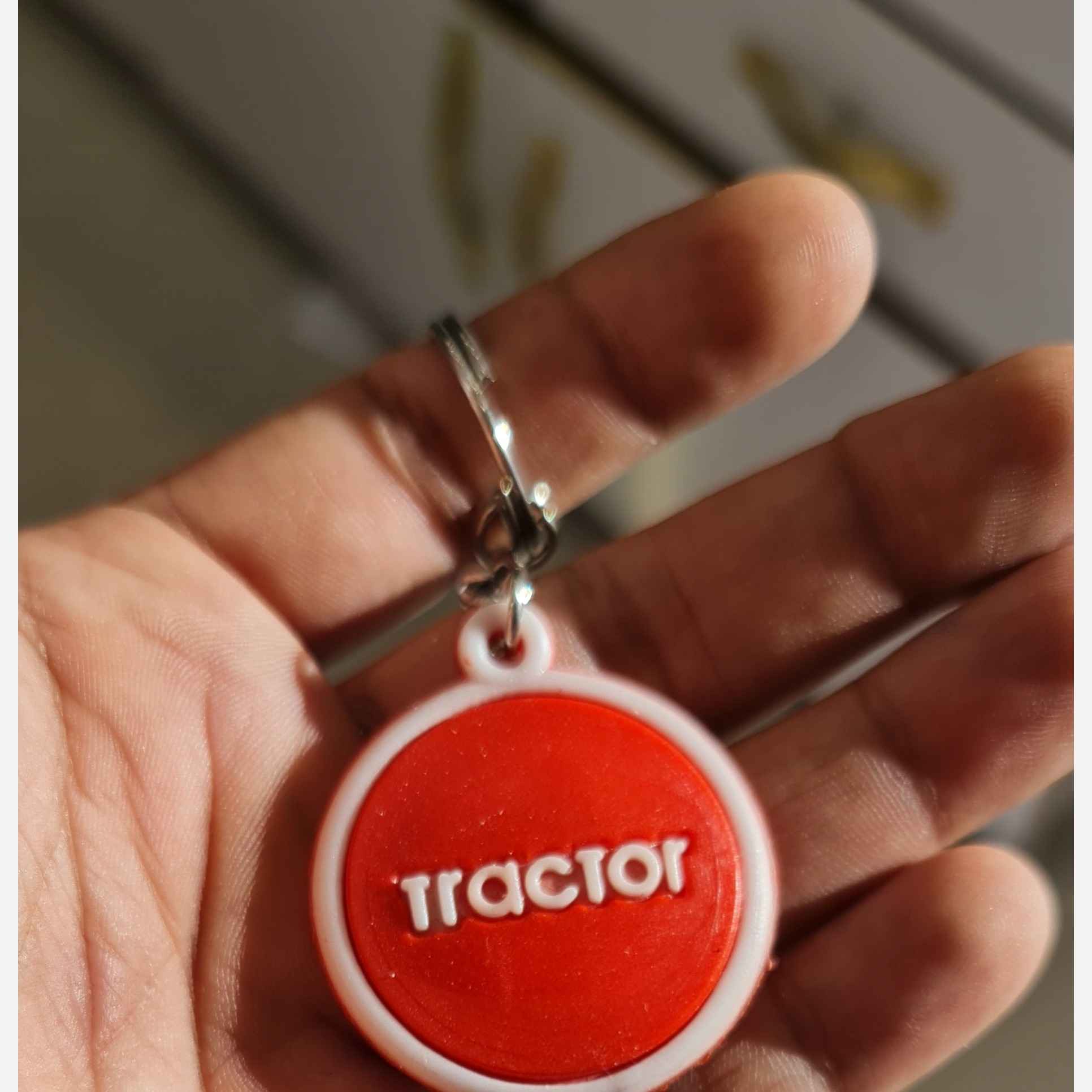 Siliconen Sleutelhanger Tractor Sazi Tabriz
