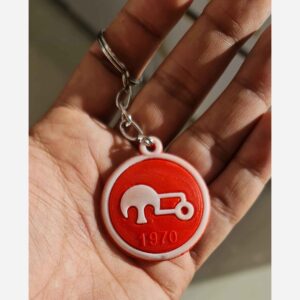 Siliconen Sleutelhanger Tractor Sazi Tabriz