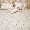 Gebreid Gehaakt Sprei – Cream Chic