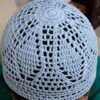 Gebreide Turkse Kufi Taqiyah – Lichtblauw