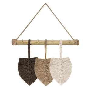 Blad-geïnspireerde sleutelhangerhouder – Decoratief