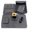 Leren Bureau Organizer Accessoires voor Werkplek (8-delig)
