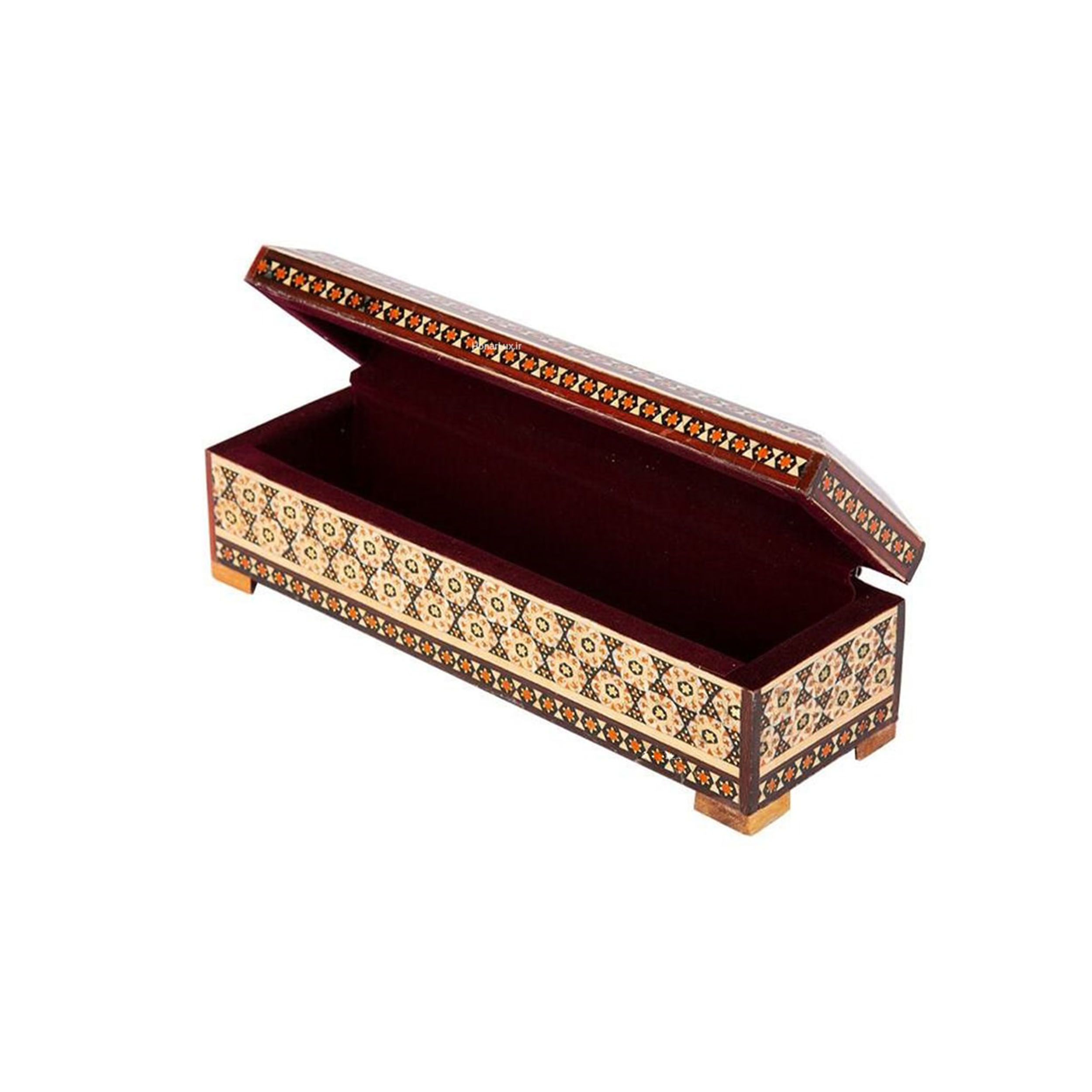 Perzische Khatamkari pennenhouder – Luxe handwerk