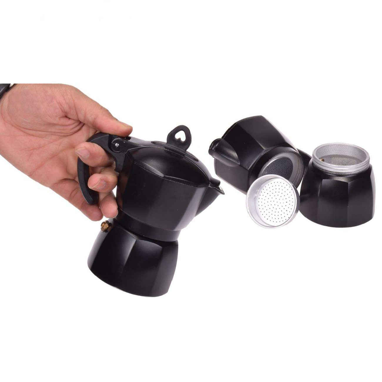 Klassiek Italiaans espressopotje – Moka pot voor 6 kops