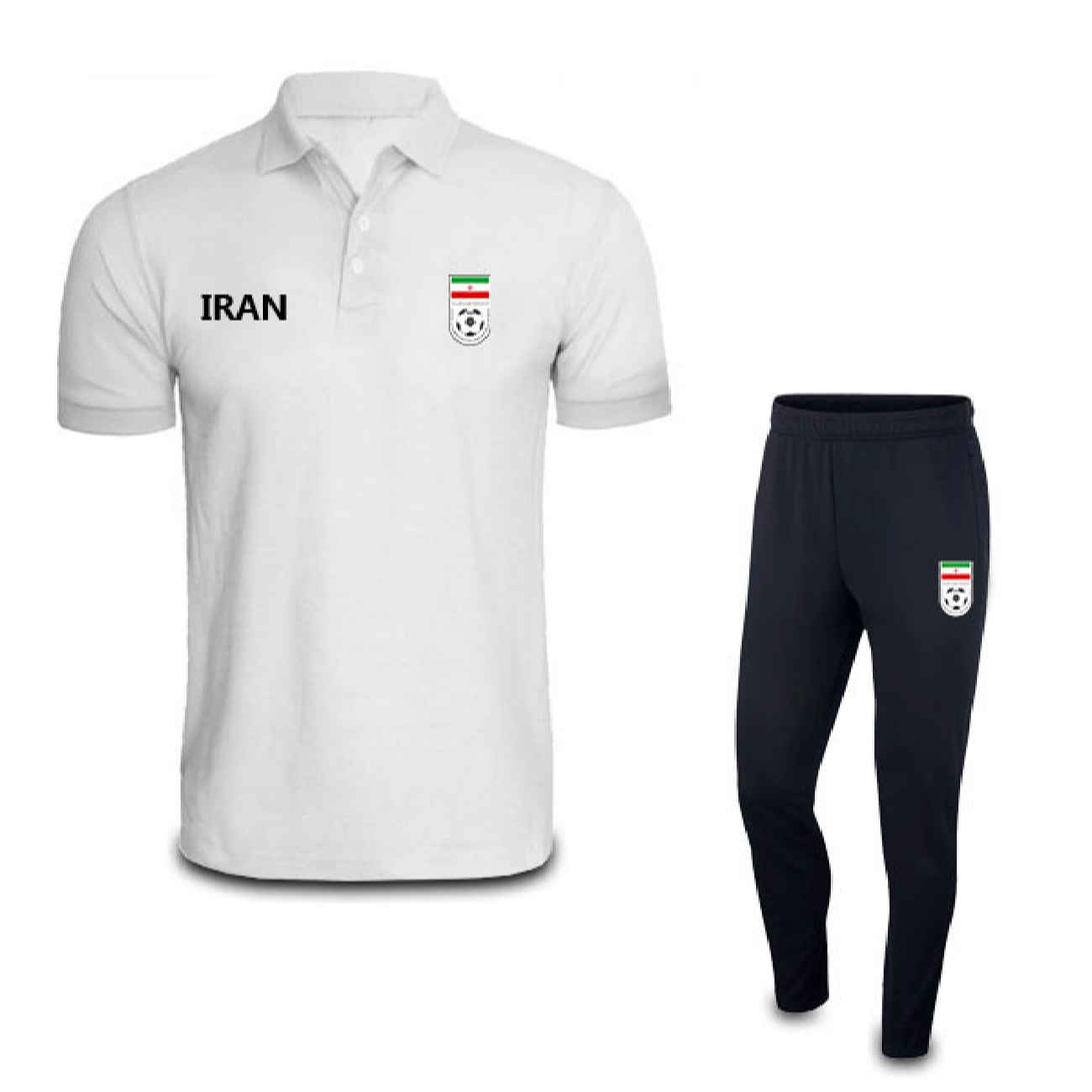 Iran Nationaal Voetbalshirt – Wit Klassiek