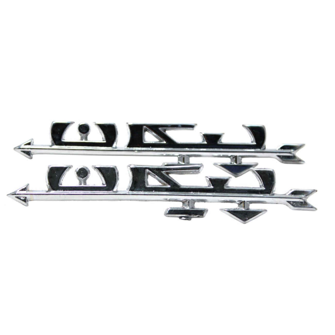 Perzisch auto-embleem voor Paykan in zilver – Set van 2