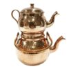 Perzische koperen dubbele theepot – duurzaam en gehamerd, Cambyses